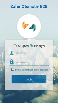 Zafer Otomotiv B2B android App screenshot 1
